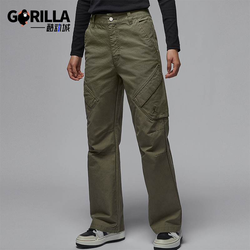 Nike/耐克正品Jordan Chicago 女士复古工装风长裤FV7099-222