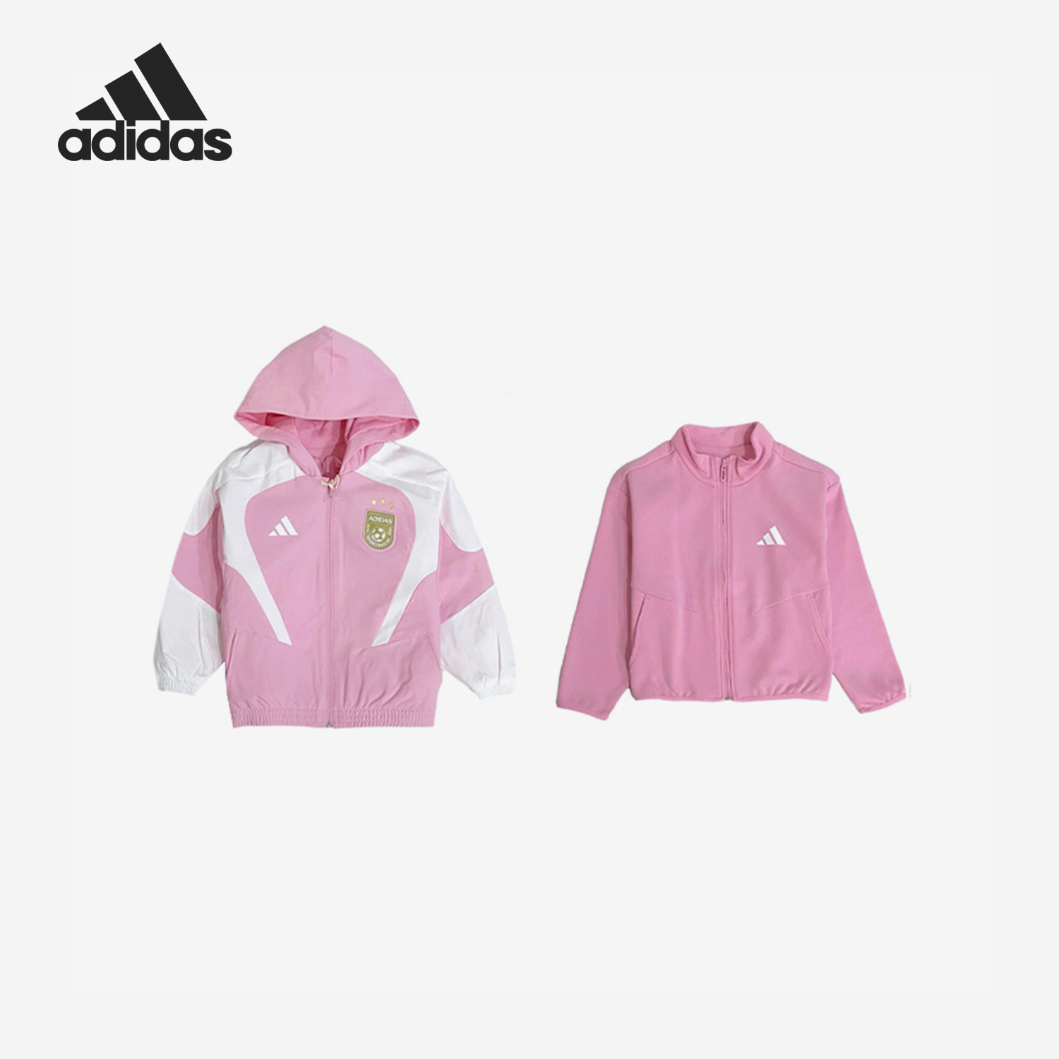 Adidas/阿迪达斯正品LK 2IN1 JKT儿童二合一梭织外套JN1747