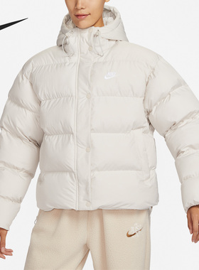 Nike/耐克正品秋冬新款女子连帽保暖休闲运动棉服FD8291