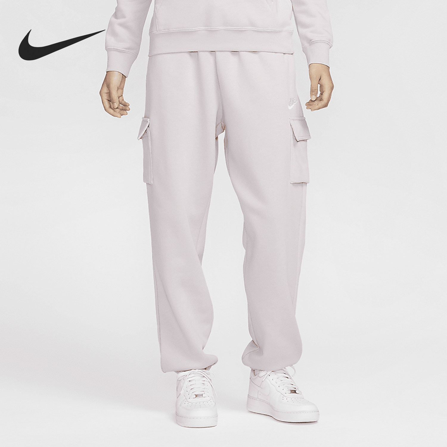 耐克女士简约休闲口袋运动裤