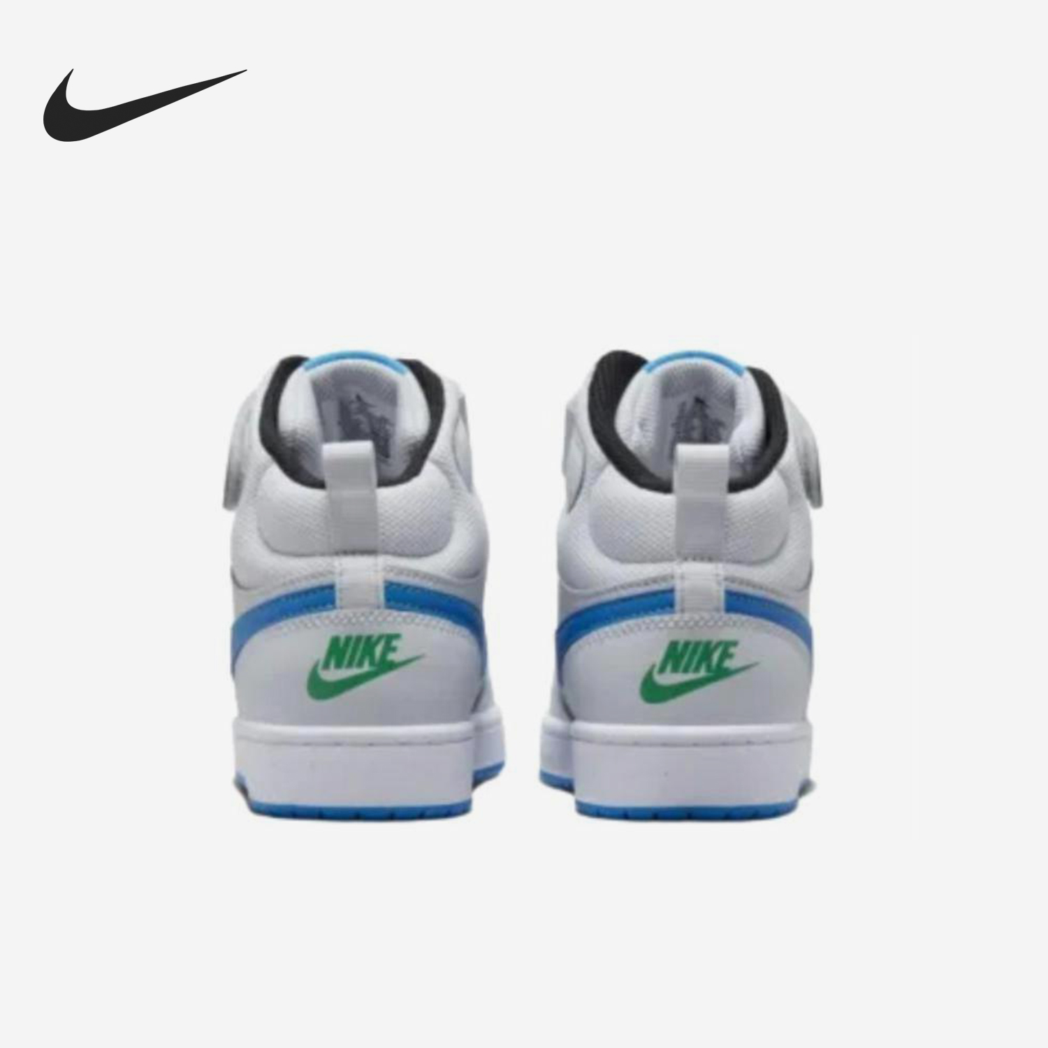 耐克大童魔术贴中帮休闲轻便板鞋