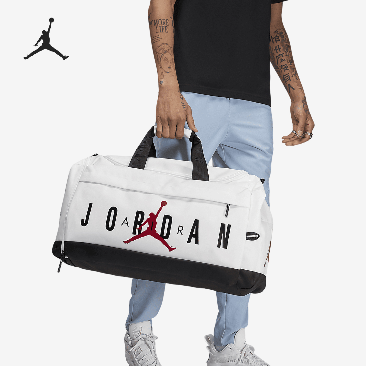 Nike/耐克正品Jordan Velocity男女款拉链行李包HF7295-100