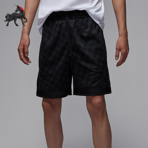 Nike/耐克正品JORDAN男士休闲轻盈透气印花运动短裤HQ8664-010