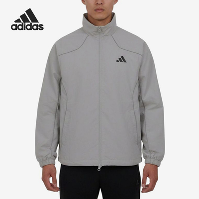 Adidas/阿迪达斯官方正品立领拉链夹克新款男跑步夹克外套KY9984