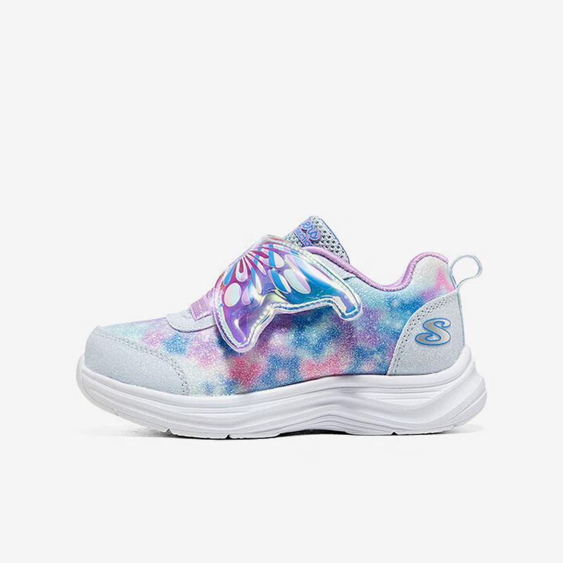 斯凯奇正品小童魔术贴冰灯鞋