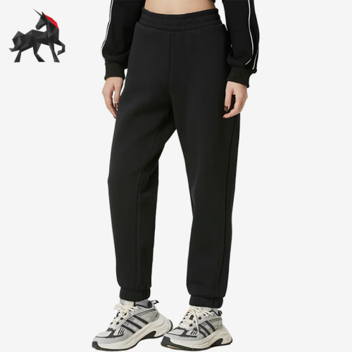 Adidas/阿迪达斯正品新款女黑色亲肤自在经典束脚休闲裤KS2842