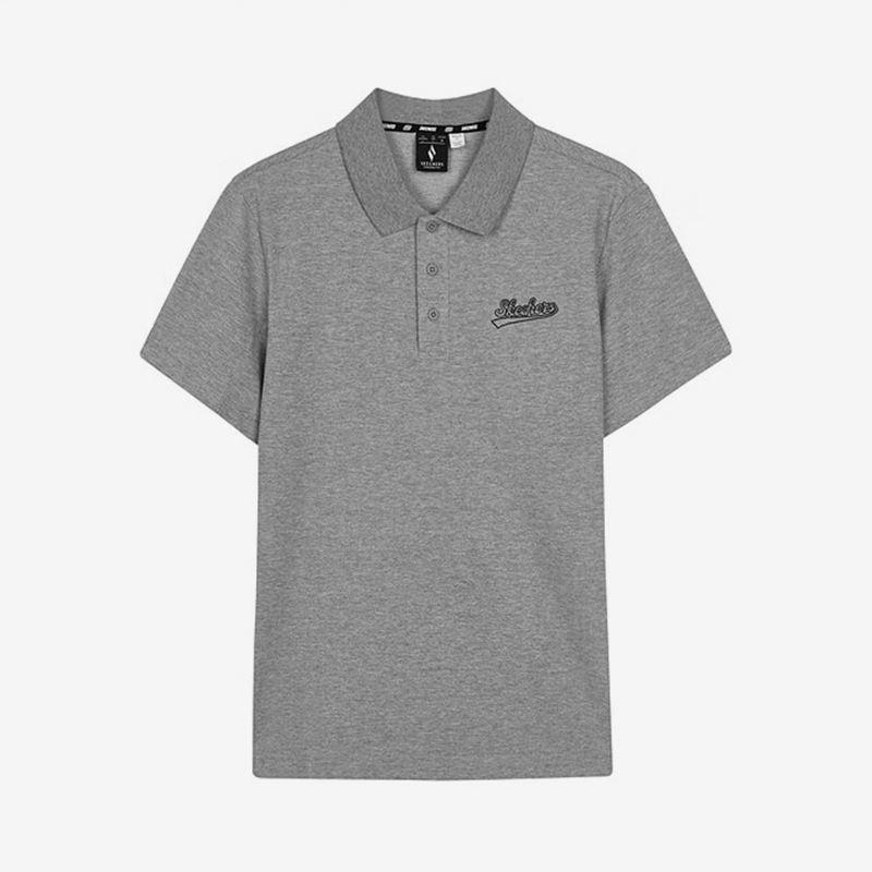 Skechers/斯凯奇正品2024新款男士针织翻领商务通勤POLO衫