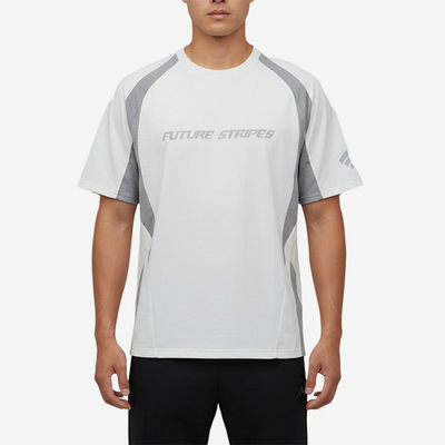 Adidas/阿迪达斯正品FOS拼色圆领男运动风经典快干短袖T恤LC7790