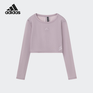 LAYER Adidas 阿迪达斯官方正品 FUSTL T恤JP1460 TEE女士休闲长袖