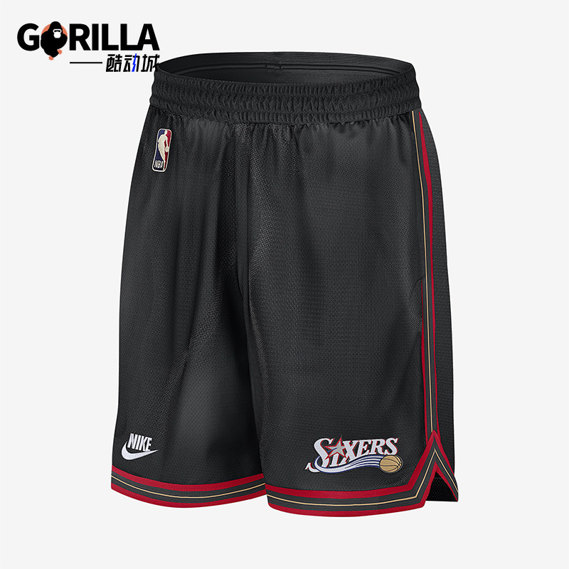 Nike/耐克正品Dri-FIT NBA男士透气复古干爽训练短裤HQ5258-010