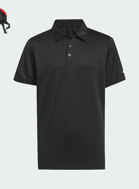 Adidas/阿迪达斯正品204新款大童简约百搭经典短袖POLO衫IU3513