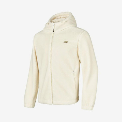 Skechers/斯凯奇正品冬季款男女同款针织连帽外套P124U008-02EP