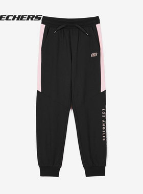 Skechers/斯凯奇正品秋季新款儿童休闲针织长裤L221G204