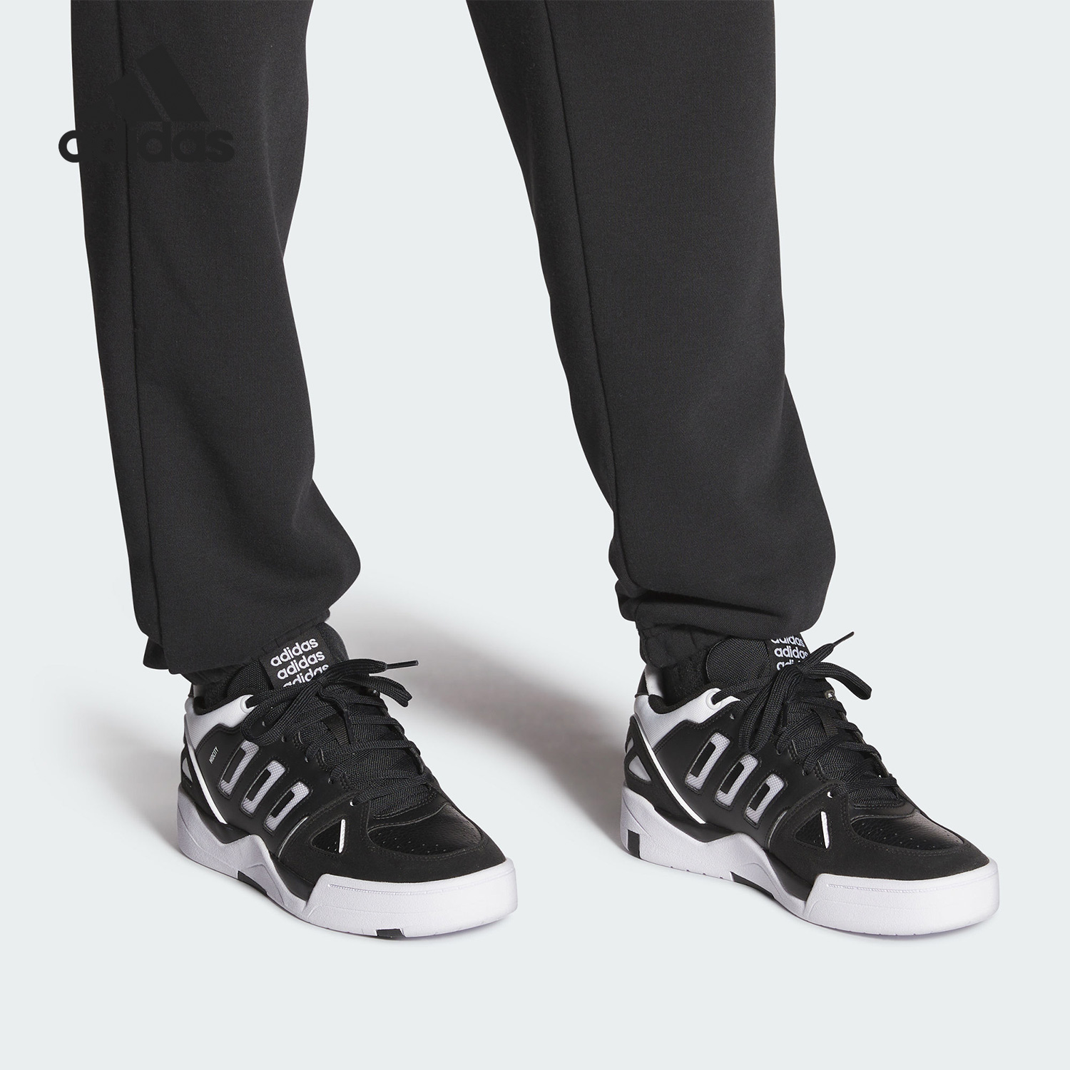 Adidas/阿迪达斯正品MIDCITY男子缓震耐磨时尚运动板鞋IE4518