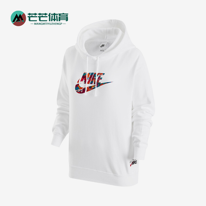 耐克女士简约休闲连帽卫衣