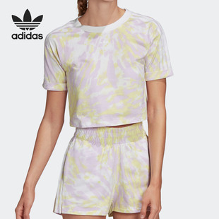 Adidas/阿迪达斯正品三叶草 春季女装运动短袖休闲T恤GL1974