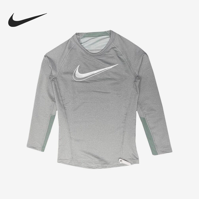 Nike/耐克官方正品新款健身跑步大童圆领运动长袖T恤DV8114-091