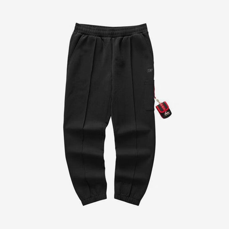 斯凯奇男士针织透气运动长裤