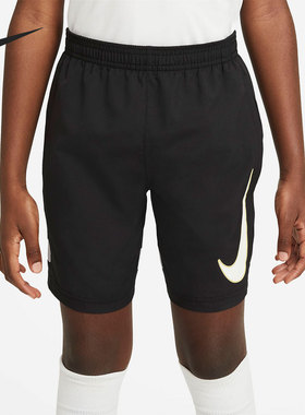 Nike/耐克正品年新款大童印花休闲足球运动短裤 CV1469-013
