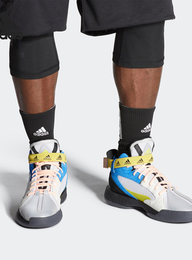 Adidas/阿迪达斯正品当季新款场上实战高帮运动篮球鞋EG5779