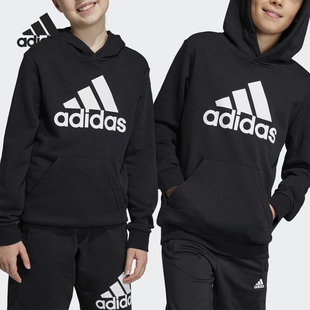 Adidas/阿迪达斯正品新款大童经典复古连帽卫衣套头衫HR6380