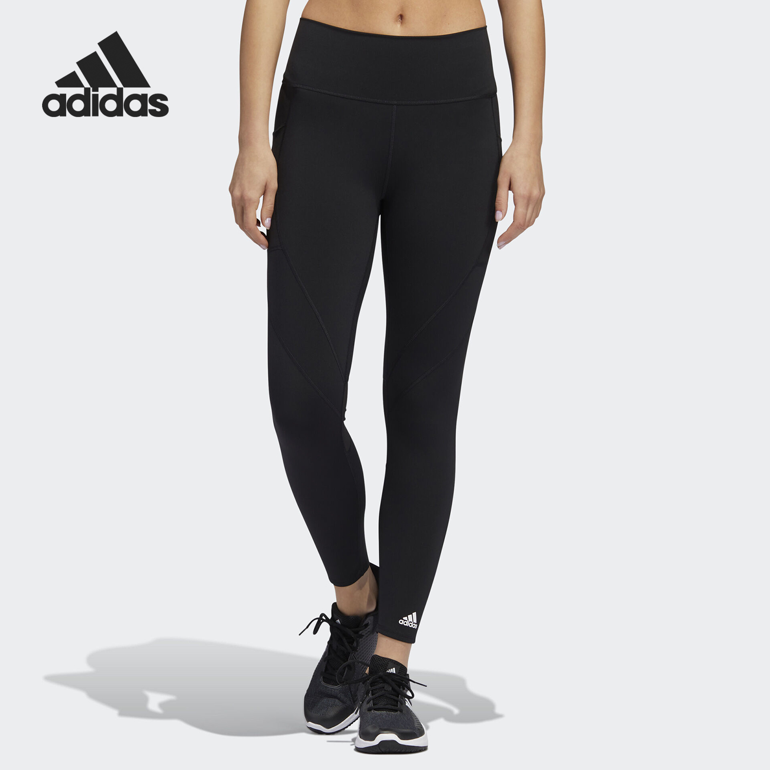 阿迪达斯女子高腰紧身裤