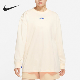 耐克官方正品 秋季 新款 118 Nike 女子运动简约休闲长袖 T恤FB1824