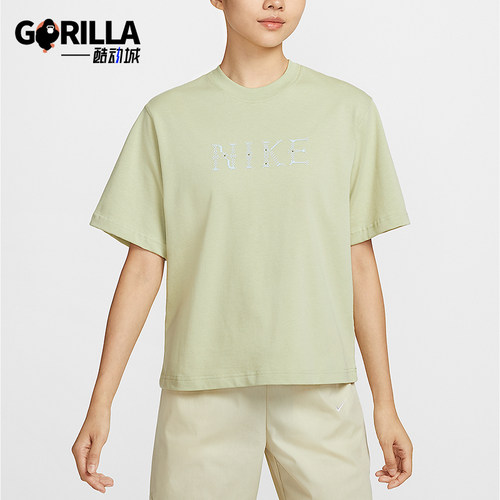Nike/耐克正品夏季Sportswear女士针织透气经典短袖T恤II0446-397