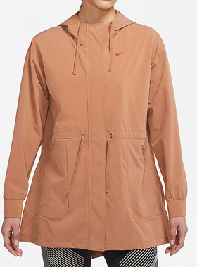 Nike/耐克26夏BLISS LUXE 女子运动连帽梭织夹克外套 DH3528-215