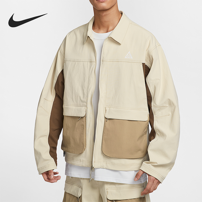 Nike/耐克正品Smith Summit男士休闲拼接口袋运动外套HV0599-229