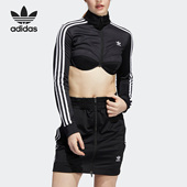 女子运动短款 三叶草新款 夹克外套HL6478 阿迪达斯正品 Adidas