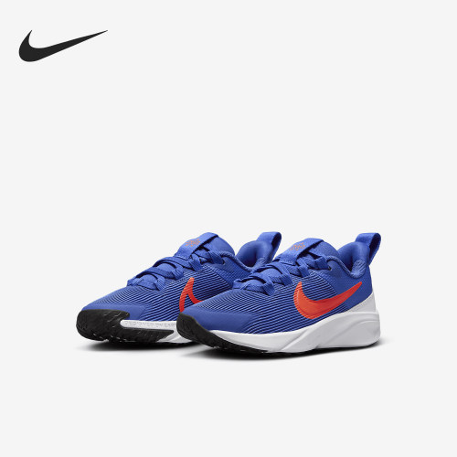 Nike/耐克正品Star Runner 4 小童低帮网面运动鞋DX7614-402