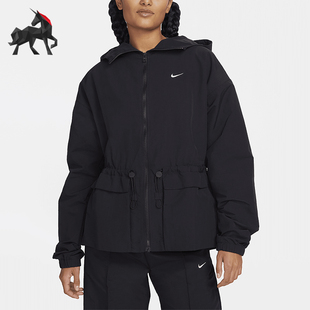 Nike/耐克正品女士宽松连帽时尚日常经典休闲夹克外套FN3669-010