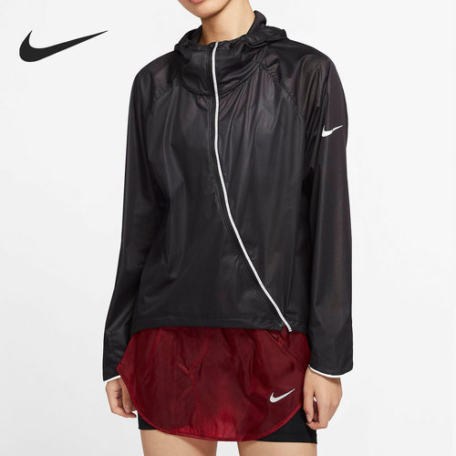 Nike/耐克正品春季新款SHIELD 女子跑步连帽夹克外套CJ5078