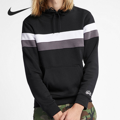 Nike/耐克官方正品休闲男子时尚舒适运动连帽套头卫衣AJ9744-010