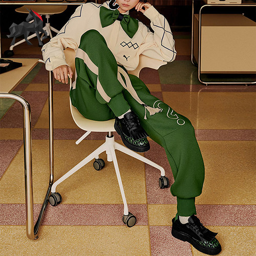 Puma/彪马正品STAFFONLY MONOPOLY男女同款针织束脚长裤539890-80