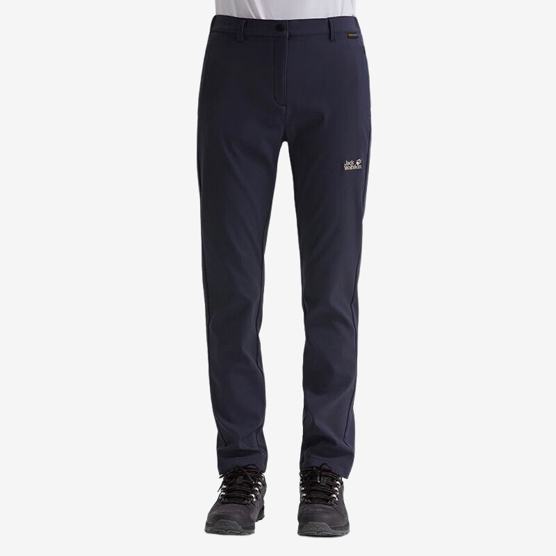 Jack wolfskin/狼爪正品秋季女子户外防风时尚简约运动休闲裤