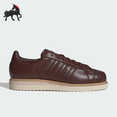 Adidas/阿迪达斯正品三叶草男女休闲经典皮面贝壳头板鞋IH4175