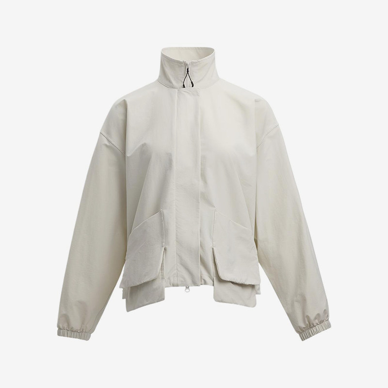 UA/安德玛正品运动女士立领宽松时尚户外梭织夹克外套1389309-110