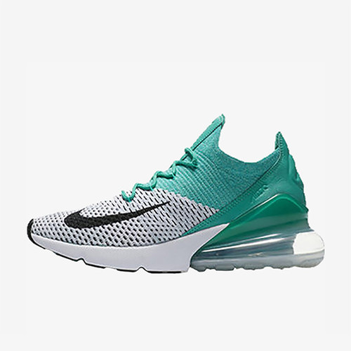 Nike/耐克正品AirMax270新款女绿黑色经典低帮鞋跑步鞋AH6803-300