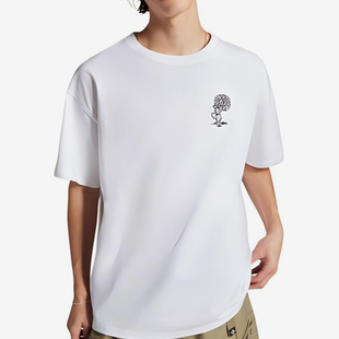 Converse DESERT男子宽松透气休闲短袖 T恤10026426 A03 匡威正品