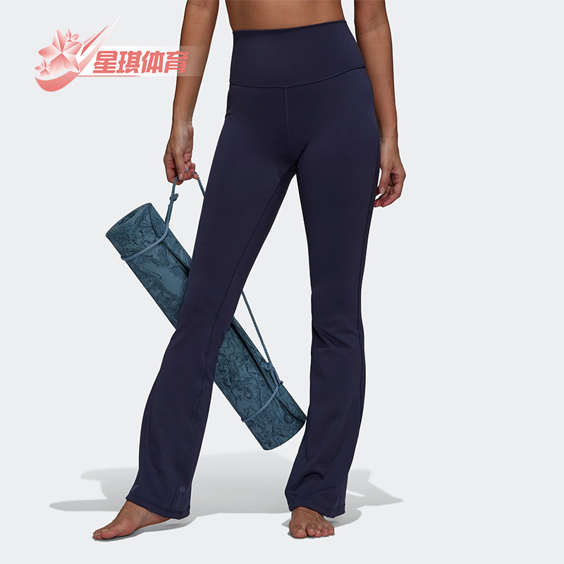 Adidas/阿迪达斯正品春秋女士运动紧身简约时尚健身长裤HD4456