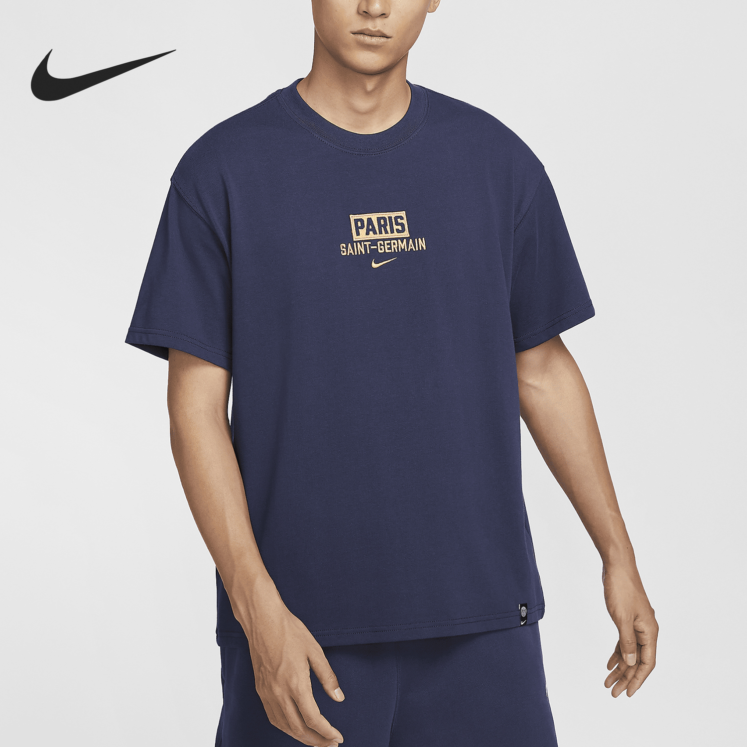 Nike/耐克正品巴黎圣日耳曼男士足球运动短袖T恤HF0847-410