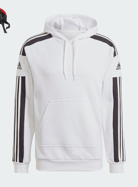 Adidas/阿迪达斯正品新款男士简约足球经典连帽卫衣GT6637