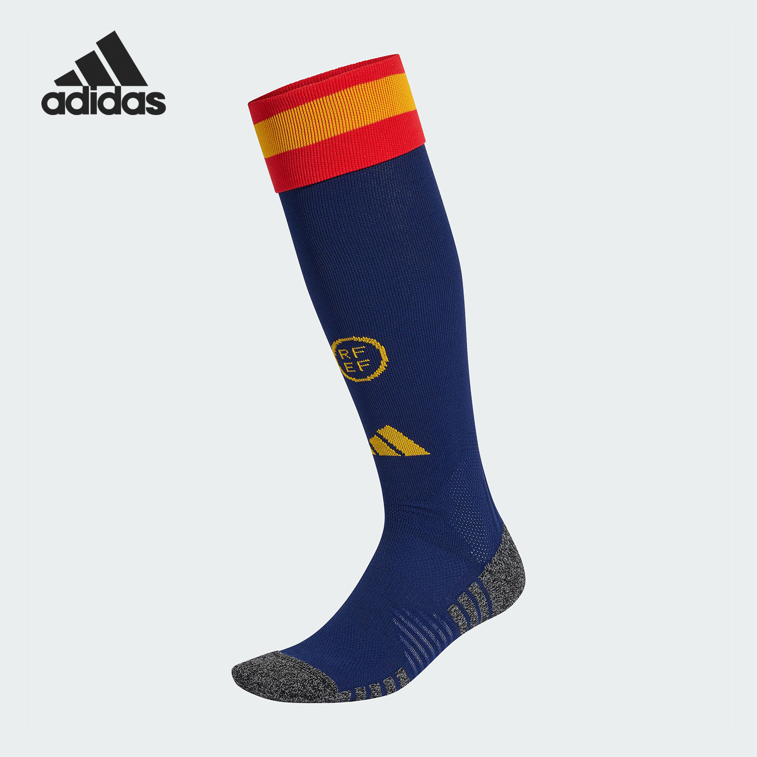 阿迪达斯男女足球训练运动袜