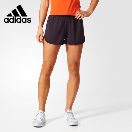 Adidas/阿迪达斯正品女子透气针织跑步健身运动休闲短裤BQ0411