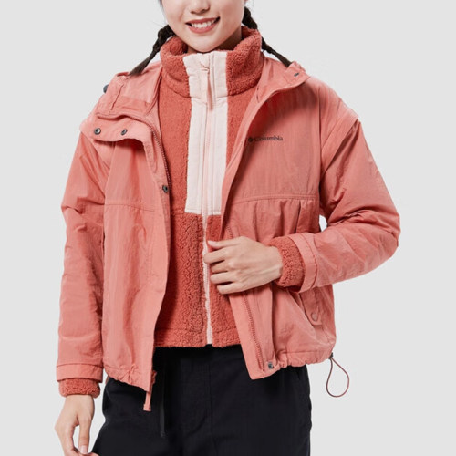 Columbia/哥伦比亚正品新款女士可拆卸三合一冲锋衣WR1676639