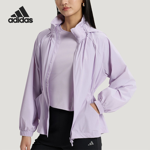 Adidas/阿迪达斯正品SFL WV JKT女士外套防晒运动连帽外套KH2658