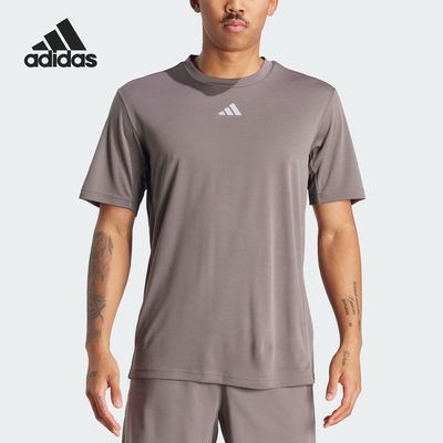 阿迪达斯男士高强度间歇短袖T恤