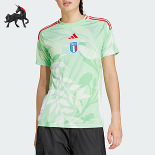 Adidas/阿迪达斯正品FIGC A JSY W女士经典足球运动短袖JF0600